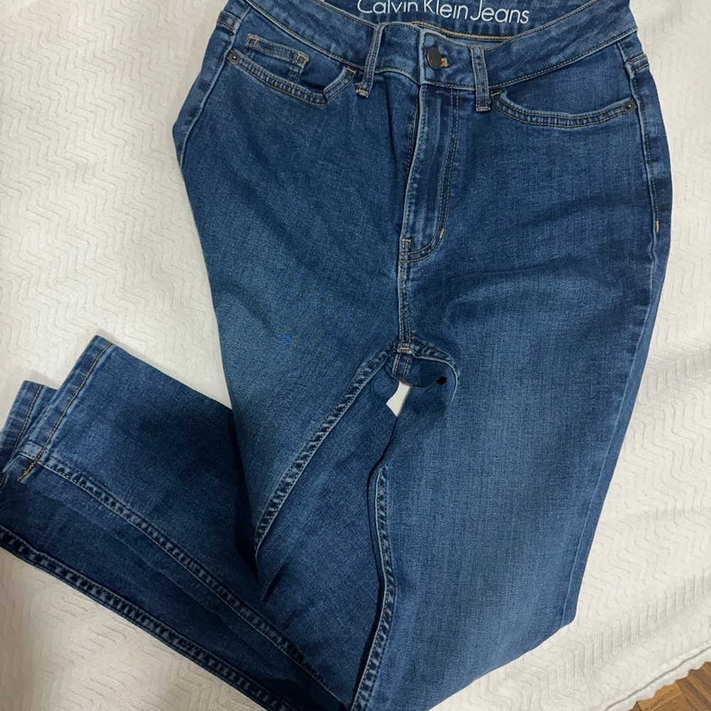 Calvin Klein Denim Ankle Leggings